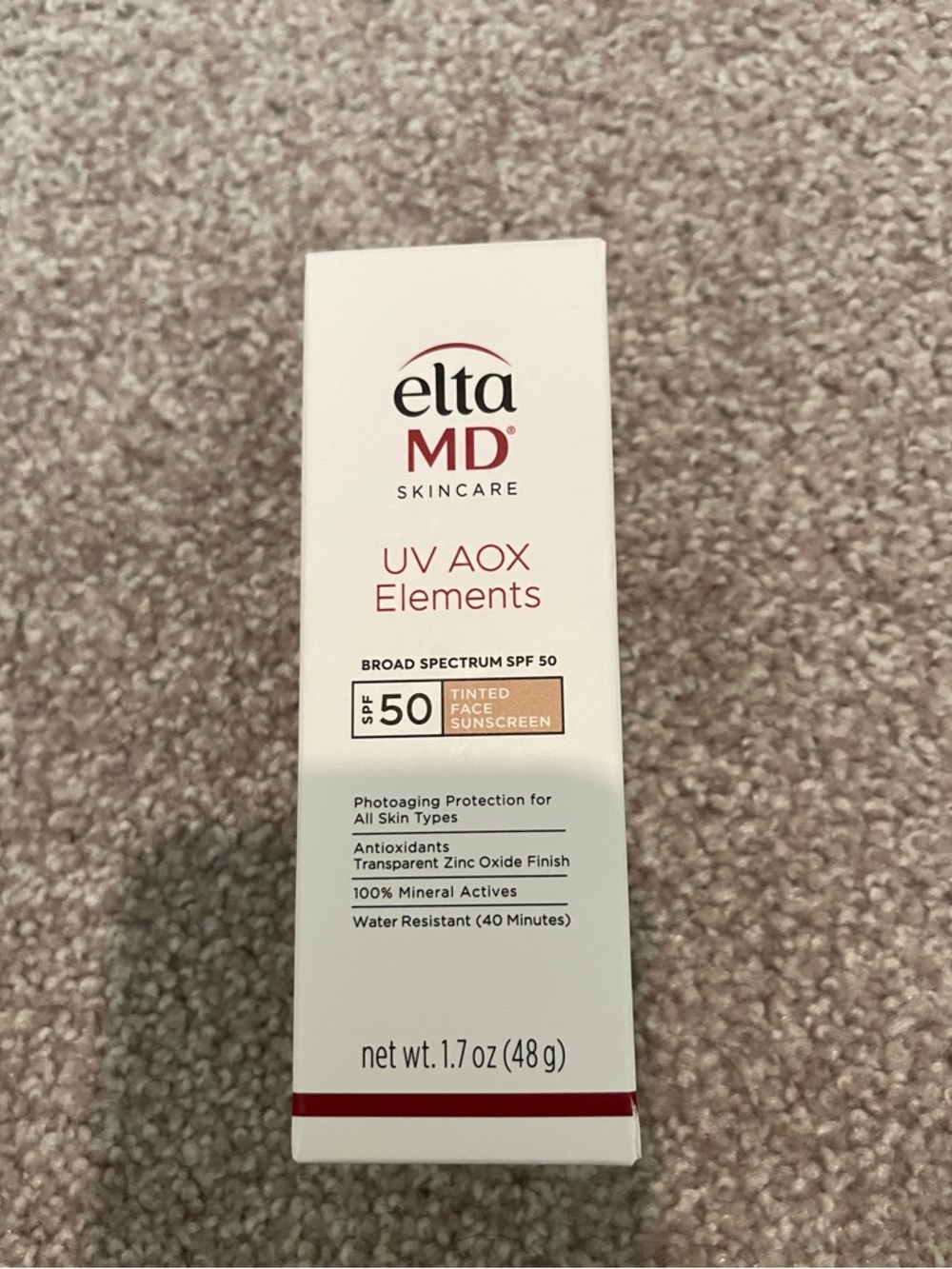 EltaMD UV AOX Elements SPF 50 Tinted Face Sunscreen